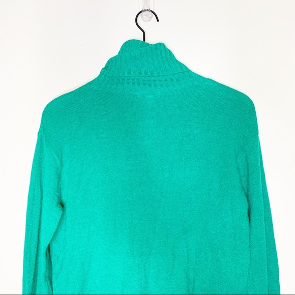 NWT Abound Green Turtleneck Long Dolman Sleeve Knit Sweater XS - Picture 7 of 11